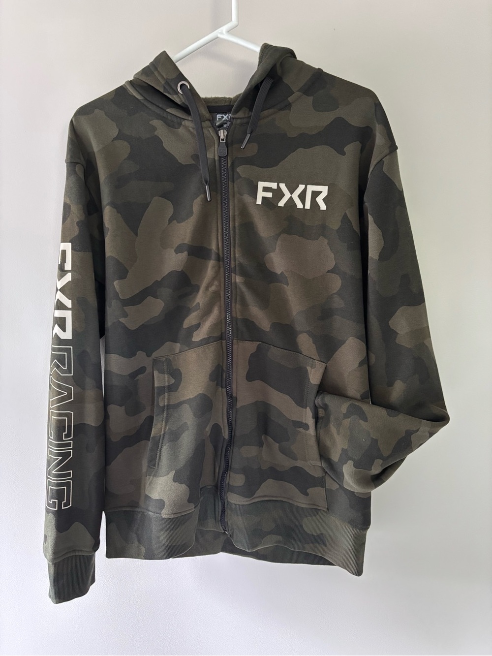 Men’s FXR Zip Hoodie - Green Camouflage